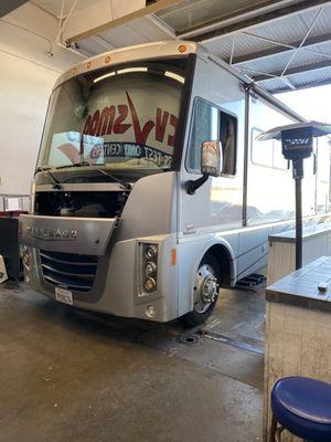 Smog check! On 36 Ft long RV!!