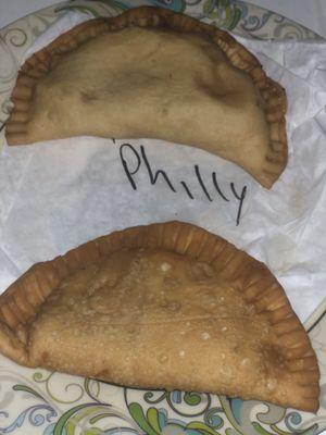 Philly Cheesesteak & Beef and Cheese Pastelito