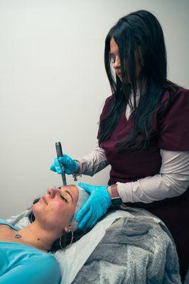 Pampering with a Hydrafacial