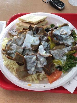 Gyro platter