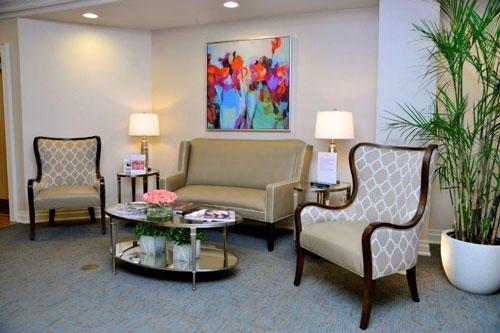 Reception Area of Plastic Surgeons of Lexington