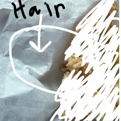 Hair in my bagel