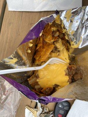 Cheesy Chips with Beef