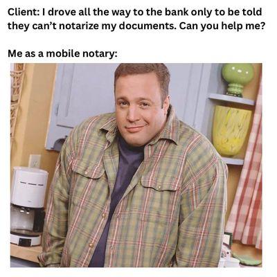 One of the perks of hiring a mobile Notary is convenience and no lines!