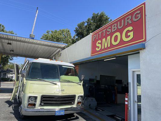 The GMC getting its smog check