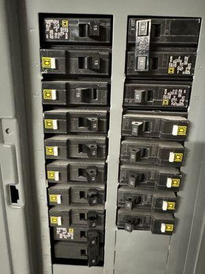 Circuit Breaker panel, breaker #5 continually tripped.