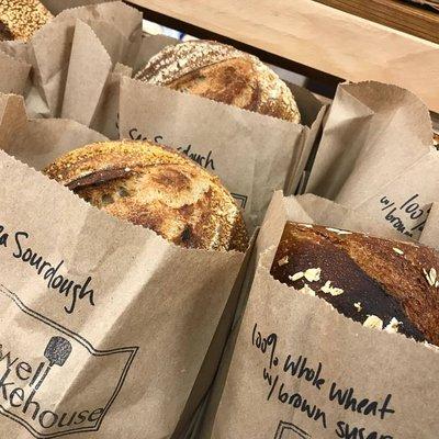 Fresh baked bread from Endswell Bakehouse. Delivered warm everyday except Tuesday and Wednesday.