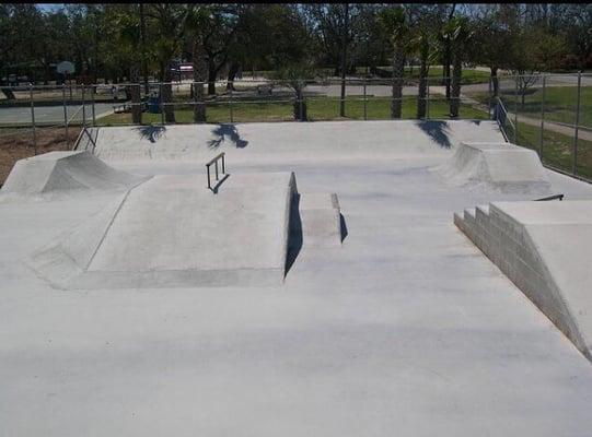 The skate board park at the Gulf Breeze Community Center