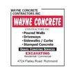 Wayne Concrete Contractors INC