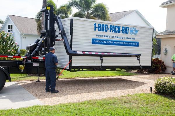 1-800-PACK-RAT is the simplest way to move or store your stuff in the Houston area.