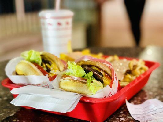 Double Double and Animal Style Fries