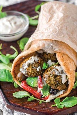 Falafel wrap