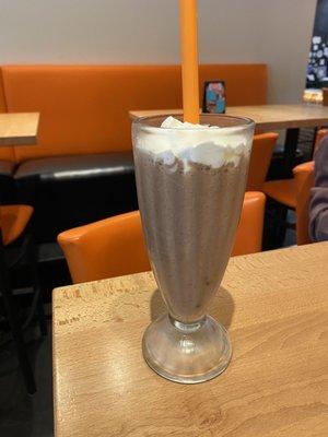 This is the chocolate milkshake.