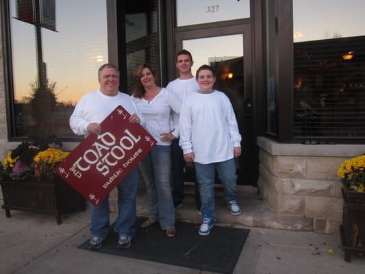 The Toadstool Pub is a family project!