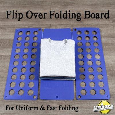 Flip Over Folding Board- T-shirts, long-sleeves, pants, towels.