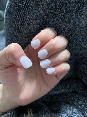 Dip powder manicure