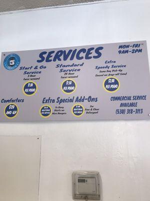 Services offered