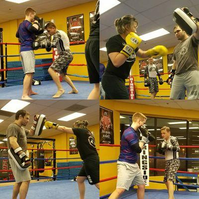 Kickboxing Monday's and Wednesday's at 6 Pm