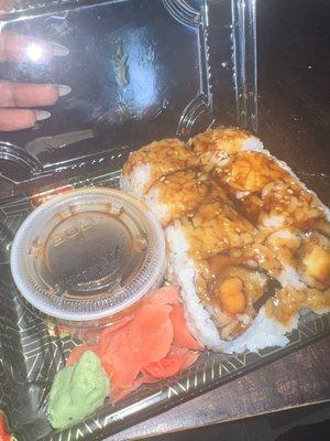 Shrimp tempura rolls