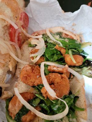 shrimp po'boy