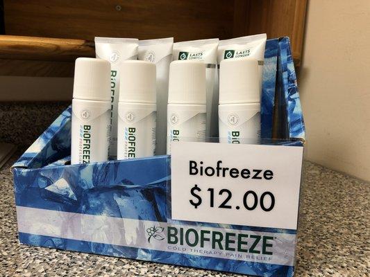 Bio freeze sold in office