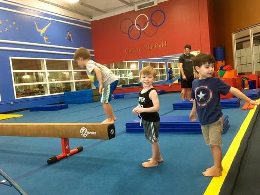 Gymnastics is for BOYS too, ya know!