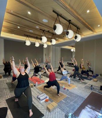 Body Temple Yoga® embodiment practice at the VIP TRAINING RETREATS IN SAN DIEGO