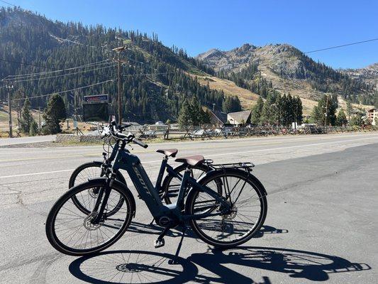 E-bike rental for the day.