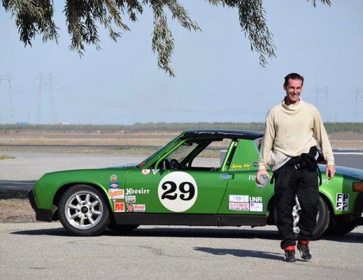 Post Race Park Ferme... Drivers MTG. you can see my smile. Must've went well out there in Buttonwillow