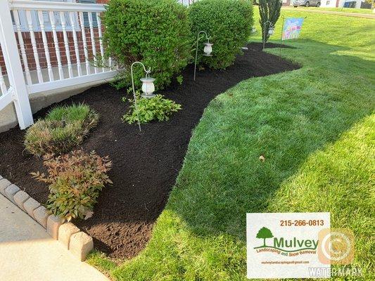 Bows the perfect time for some fresh mulch