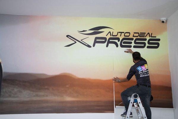 Wall Graphics 
Vinyl Wraps
Printing and Installation 
Creative