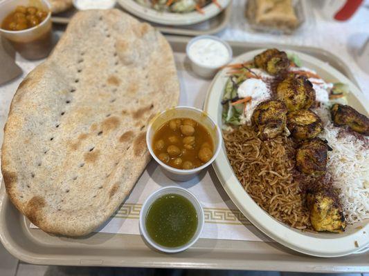 Chicken Kabob Platter