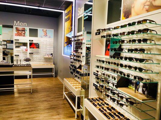 Optician area is neatly organized and easily accessible inside the Target. Just look for the "Optometry" sign near the pharmacy.