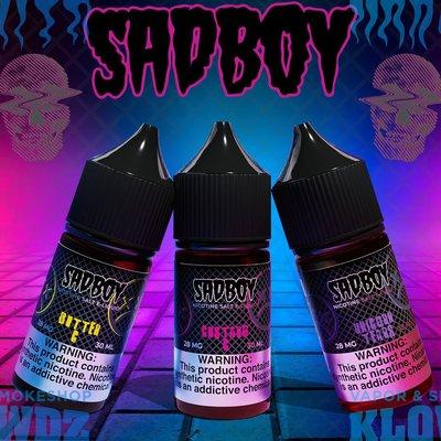 Sad Boy E-liquid is now available! 7 flavors, 5 nicotine levels, TFN!