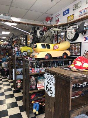 What an incredible place! A collectibles and curios shop disguised as a mild mannered barber shop! Incredible collection of memorabilia!!!