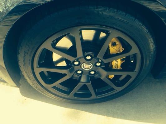 Rims nice & clean.  Cleaned the calipers also.