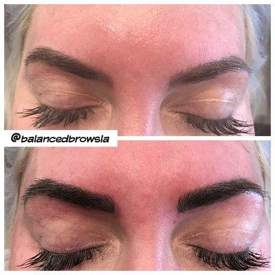 Microblading - before and after