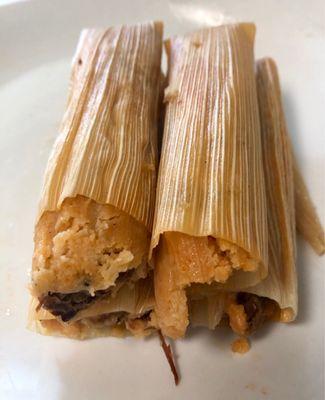 TEX-MEX MESQUITE SMOKED BBQ BEEF TAMALES - delicious!!!!! (06/09/21)