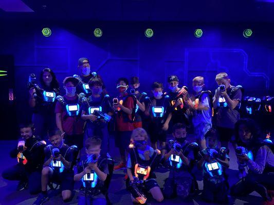 Laser tag party!