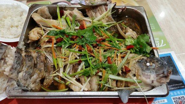 steam whole fish