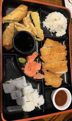 Chicken katsu bento box