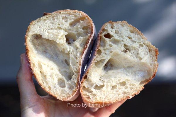 Inside of Durum Roll ($2.45) - just ok. Kind of chewy texture.