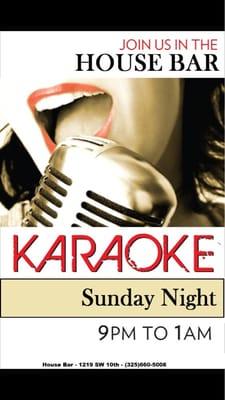 Karaoke tonight!!