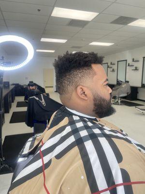 High Taper Fade / W Beard Work