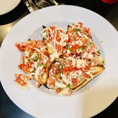 Bruschetta WOW! They do not skimp on the portions! Very Italian American style.