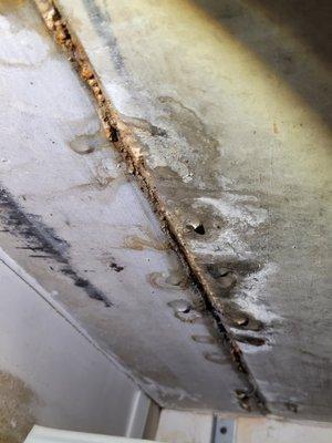 1 month later water continues to drip onto my kitchen countertops