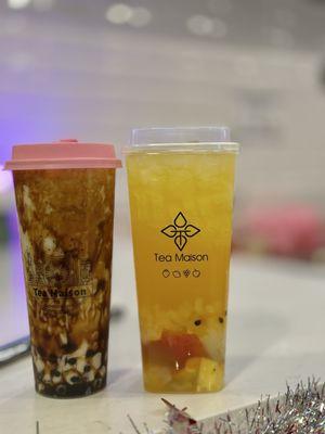 Tiger Boba Milk  Super Fruit Cup Tea