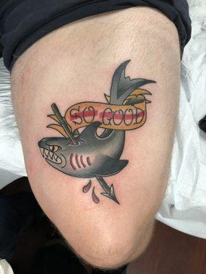 Shark tattoo by Tyler