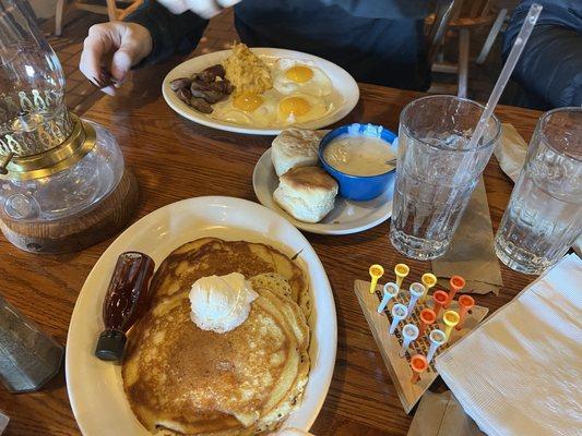 The Cracker Barrel's Country Boy Breakfast