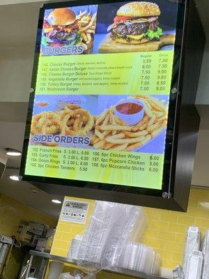 Burger/Side Order Menu (8/2021)